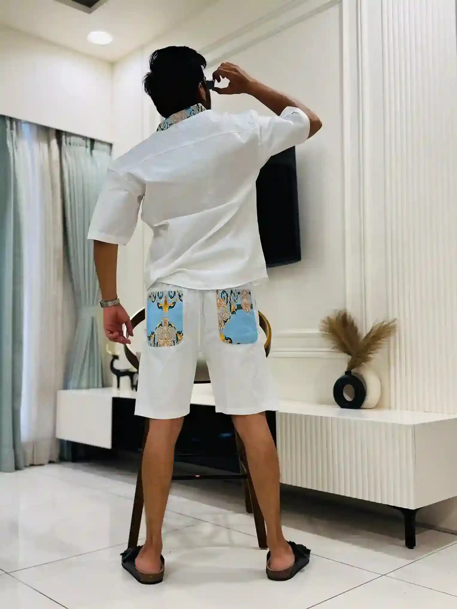 Versaa White GC Coord Set