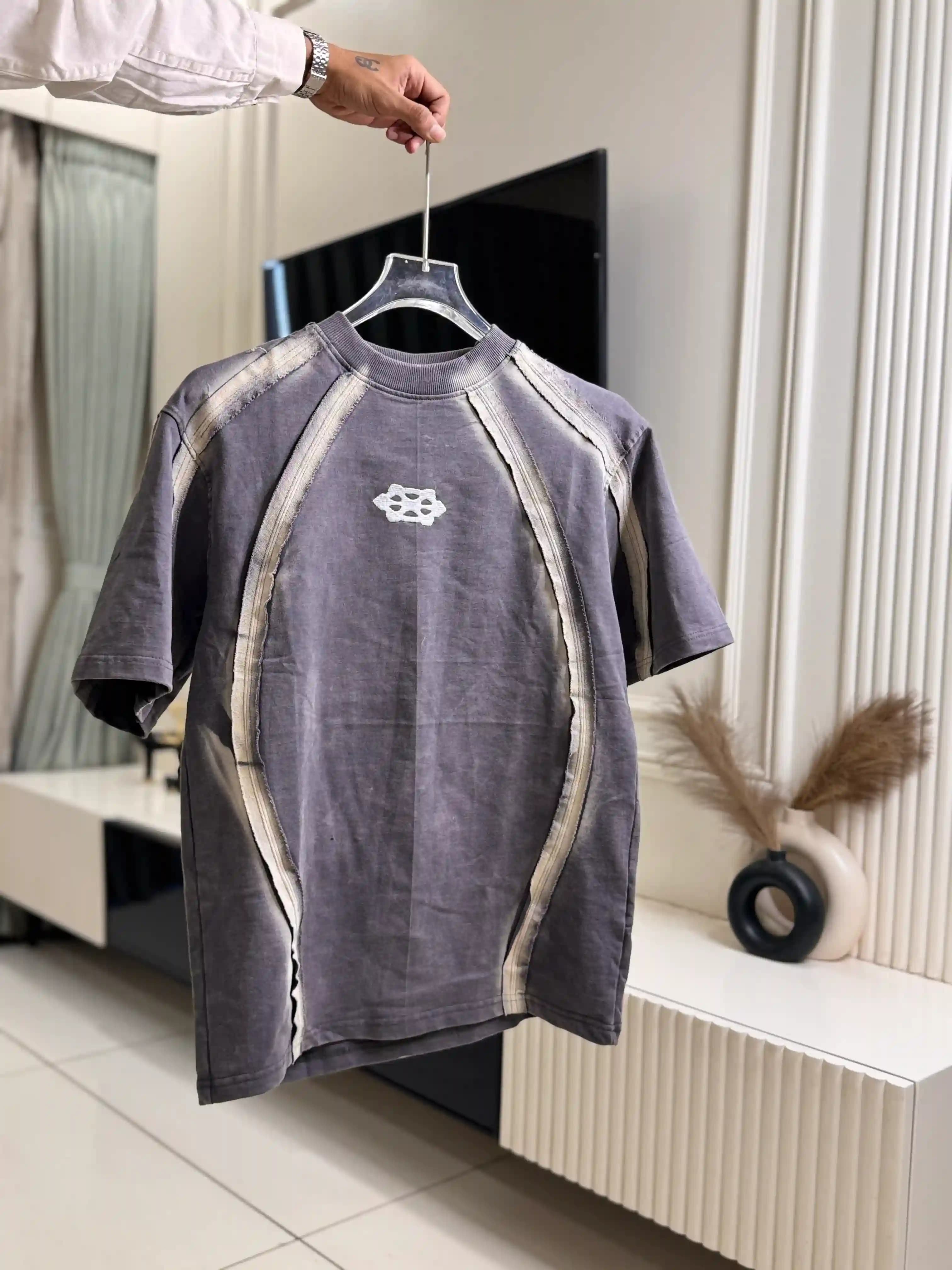 Charcoal Acid Washed Oversize Tee